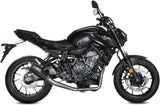 Komplette Abgasanlage Mit Katalysator Und Geräuschzulassung Gppro Carbon - Mivv Kompatibel Mit Yamaha Fz-07 (2021-2024)