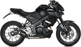 Komplette Auspuffanlage Ohne Katalysator Und Ohne Geräuschzulassung Mk3 Carbon - Mivv Kompatibel Mit Yamaha Mt-125 (2020-2024)