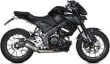 Komplette Auspuffanlage Ohne Katalysator Und Ohne Geräuschzulassung Mk3 Edelstahl - Mivv Kompatibel Mit Yamaha Mt-125 (2020-2024)