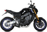 Komplette Auspuffanlage Ohne Katalysator Und Ohne Geräuschzulassung X-M5 Stahl Schwarz Carbon - Mivv Kompatibel Mit Yamaha Fz-09 (2021-2023)