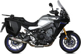 Komplette Auspuffanlage Ohne Katalysator Und Mit Geräuschzulassung Oval Titan Carbon - Mivv Kompatibel Mit Yamaha Tracer 9 - Gt (2021-2023)