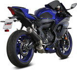 Katalysiertes Auspuffendstück Mit Geräuschzulassung Gppro Carbon - Mivv Kompatibel Mit Yamaha Yzf R7 (2022-2024)