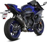 Katalysiertes Auspuffendstück Mit Geräuschzulassung Sr-1 Titan Schwarz - Mivv Kompatibel Mit Yamaha Yzf R7 (2022-2024)