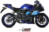 Komplette Auspuffanlage Ohne Katalysator Und Ohne Geräuschzulassung Mk3 Carbon - Mivv Kompatibel Mit Yamaha Yzf R7 (2022-2024)