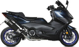 Komplette Auspuffanlage Ohne Katalysator Und Mit Geräuschzulassung Sr-1 Stahl Schwarz - Mivv Kompatibel Mit Yamaha T-Max 560 (2022-2024)