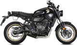 Komplette Abgasanlage Mit Katalysator Und Geräuschzulassung Hr-1 Stahl Schwarz - Mivv Kompatibel Mit Yamaha Xsr 700 (2021-2024)