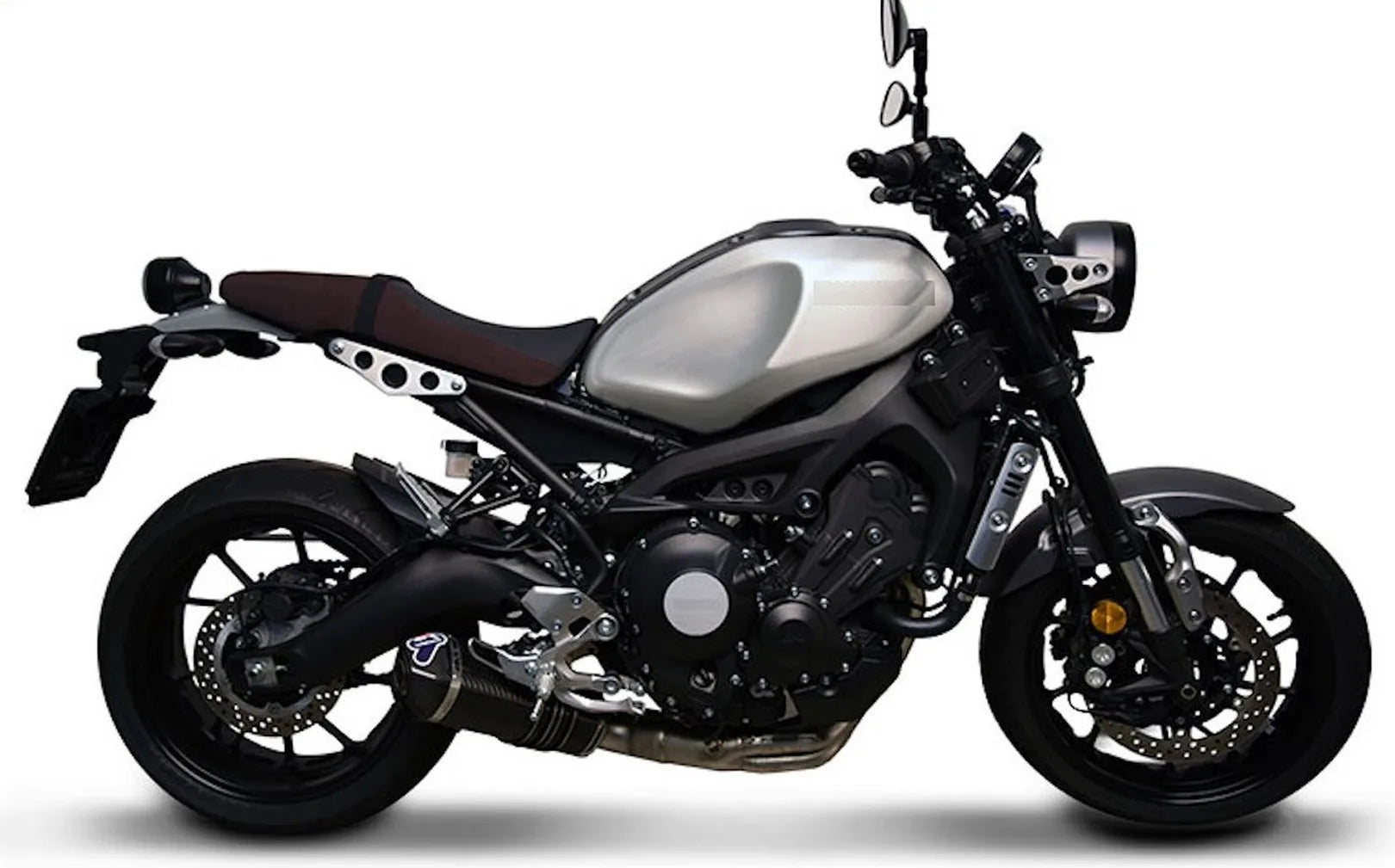 Komplette Abgasanlage Mit Katalysator Und Ohne Geräuschzulassung Relevance Carbon Carbon Cap - Termignoni Kompatibel Mit Yamaha Mt-09 (2014-2020)