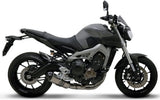 Komplette Abgasanlage Mit Katalysator Und Ohne Geräuschzulassung Relevance Titan Carbon Cap - Termignoni Kompatibel Mit Yamaha Mt-09 (2014-2020)