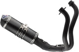 Komplette Auspuffanlage Ohne Geräuschzulassung Relevance Carbon Black Carbon Cap - Termignoni Kompatibel Mit Yamaha Mt-07 (2014-2020)