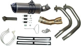 Komplette Abgasanlage Mit Katalysator Und Ohne Geräuschzulassung Relevance Titan Carbon Cap - Termignoni Kompatibel Mit Yamaha Mt-07 (2014-2020)