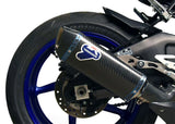 Auspuffendstück Mit Geräuschzulassung Force Carbon Carbon Cap - Termignoni Kompatibel Mit Yamaha Yzf-R1 1000 (2015-2020)