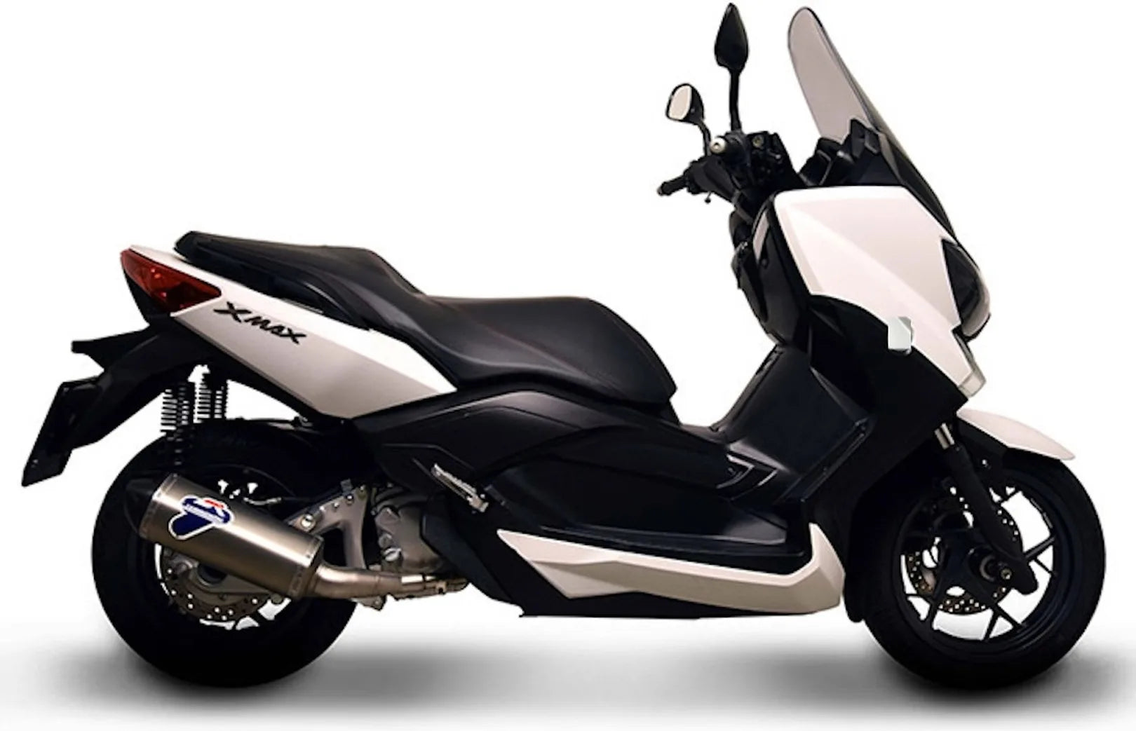 Katalysiertes Auspuffendstück Ohne Geräuschzulassung Relevance Edelstahl Carbon Cap - Termignoni Kompatibel Mit Yamaha X-Max 250 (2009-2020)