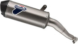 Katalysiertes Auspuffendstück Ohne Geräuschzulassung Relevance Edelstahl Carbon Cap - Termignoni Kompatibel Mit Yamaha X-Max 250 (2009-2020)