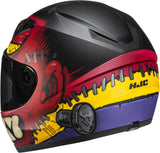 Full-Face Motorcycle Helmet Hjc Y10 Advanced Polycarbonate Mc1Sf Frank Size 07 S