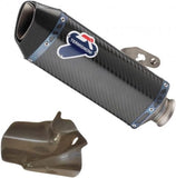 Auspuffendstück Mit Geräuschzulassung Force Carbon Carbon Cap - Termignoni Kompatibel Mit Yamaha Mt-10 (2016-2020)
