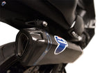 Komplette Abgasanlage Mit Katalysator Und Ohne Geräuschzulassung Scream Carbon Carbon Cap - Termignoni Kompatibel Mit Yamaha Xp 530 T-Max (2017-2019)