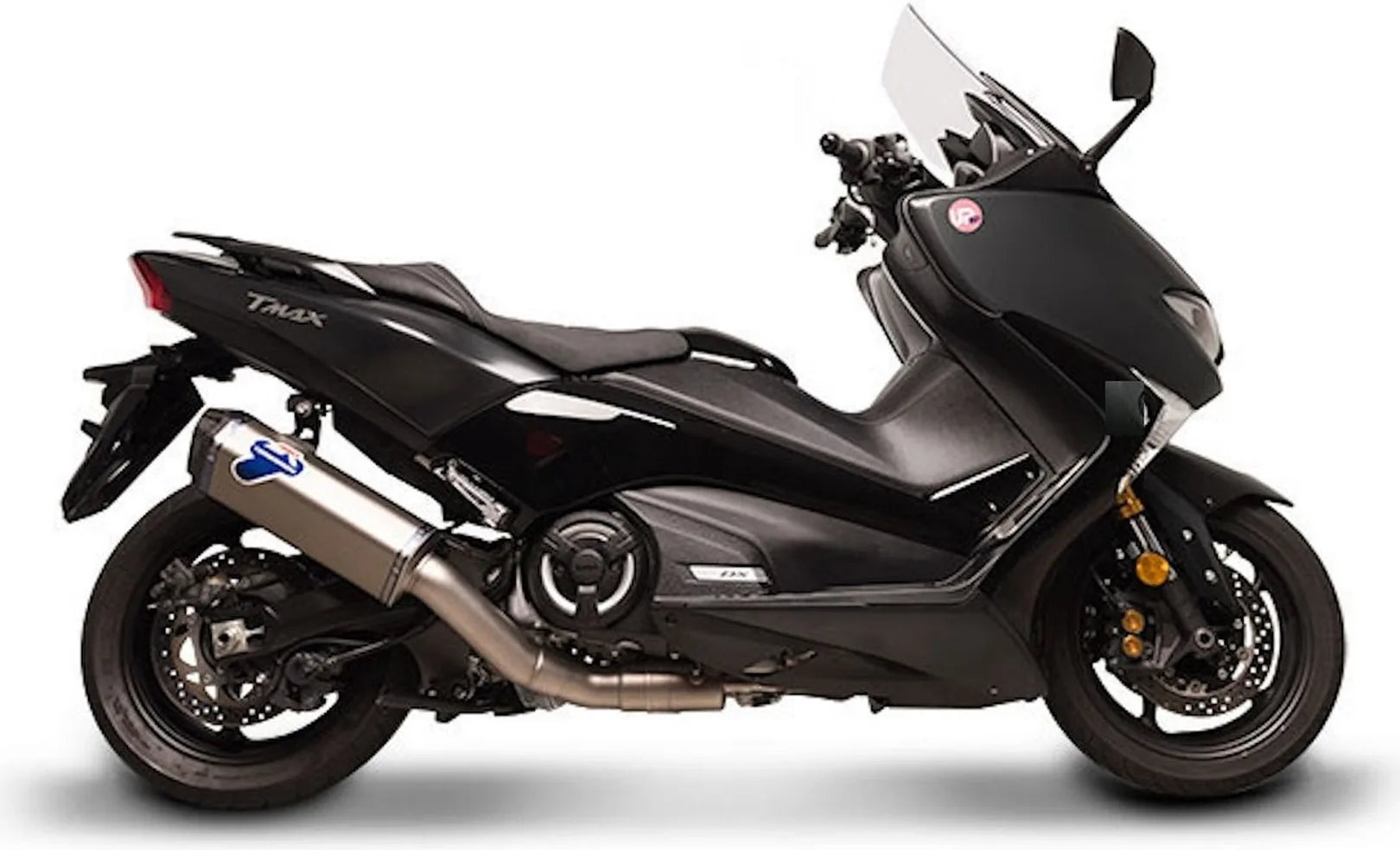 Komplette Auspuffanlage Ohne Geräuschzulassung Scream Titan Carbon Cap - Termignoni Kompatibel Mit Yamaha Xp 530 T-Max (2017-2019)