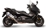 Komplette Abgasanlage Mit Katalysator Und Ohne Geräuschzulassung Scream Titan Carbon Cap - Termignoni Kompatibel Mit Yamaha Xp 530 T-Max (2017-2019)