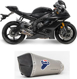 Auspuffendrohr Ohne Geräuschzulassung Relevance Titan Carbon Cap - Termignoni Kompatibel Mit Yamaha Yzf-R6 (2006-2023)