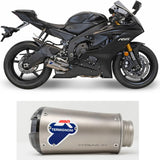 Auspuffendrohr Ohne Geräuschzulassung Gp2R-Rht Titan Aluminium Cap - Termignoni Kompatibel Mit Yamaha Yzf-R6 (2006-2023)