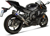 Komplette Auspuffanlage Ohne Geräuschzulassung Carbon Carbon Cap - Termignoni Kompatibel Mit Yamaha Yzf-R6 (2006-2019)