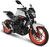 Auspuffendrohr Ohne Geräuschzulassung Relevance Titan Carbon Cap - Termignoni Kompatibel Mit Yamaha Mt-3 (2015-2020)