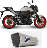Auspuffendrohr Ohne Geräuschzulassung Relevance Titan Carbon Cap - Termignoni Kompatibel Mit Yamaha Yzf-R3 (2015-2020)