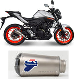 Auspuffendrohr Ohne Geräuschzulassung Gp2R-Rht Titan Aluminium Cap - Termignoni Kompatibel Mit Yamaha Yzf-R3 (2015-2020)
