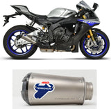 Auspuffendrohr Ohne Geräuschzulassung Gp2R-Rht Titan Aluminium Cap - Termignoni Kompatibel Mit Yamaha R1 - M (2015-2020)