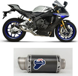 Auspuffendrohr Ohne Geräuschzulassung Gp Carbon - Termignoni Kompatibel Mit Yamaha R1 - M (2015-2020)
