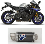 Auspuffendrohr Ohne Geräuschzulassung Gp Carbon - Termignoni Kompatibel Mit Yamaha R1 - M (2015-2020)