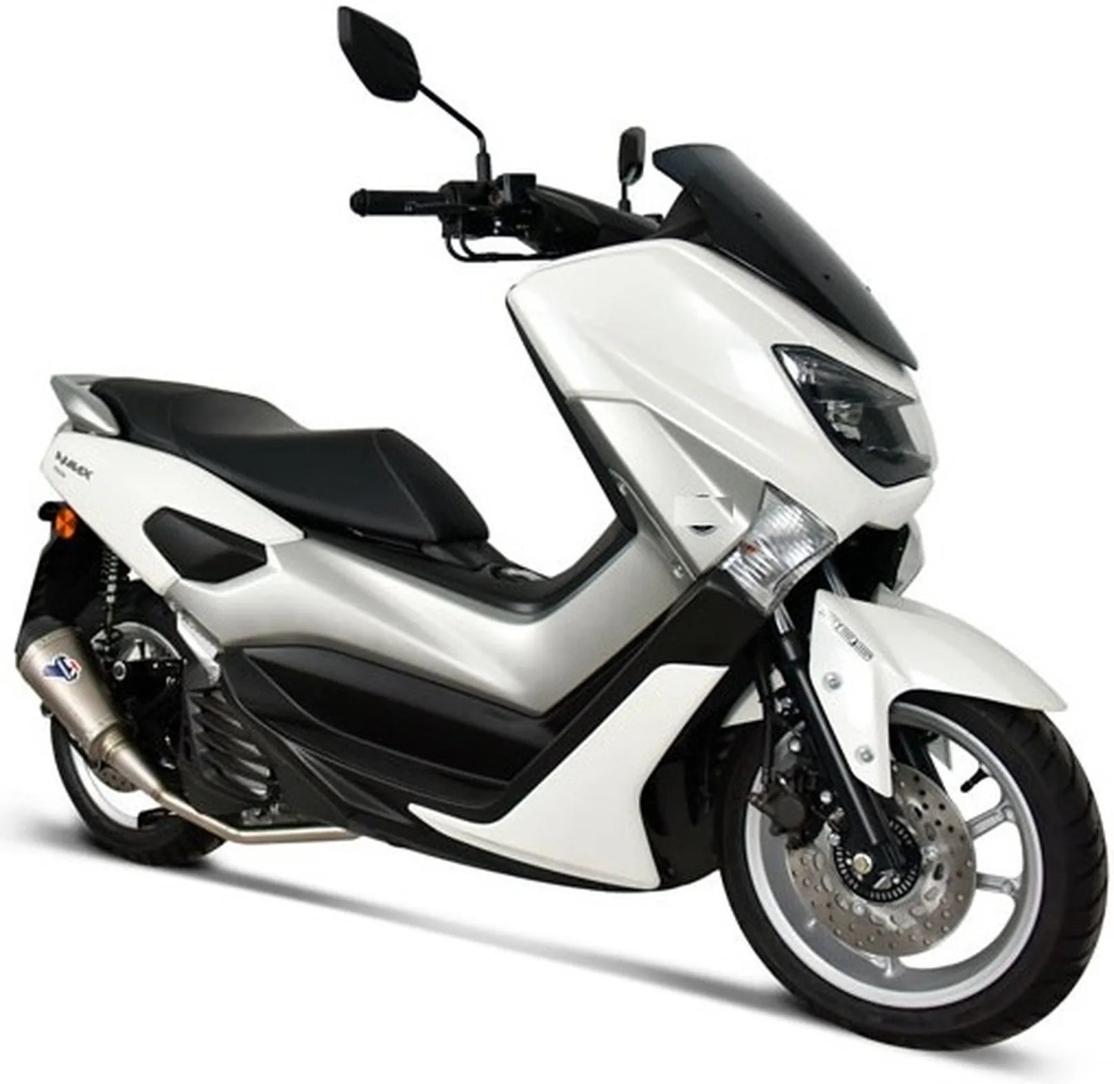 Komplette Auspuffanlage Ohne Katalysator Und Ohne Geräuschzulassung Relevance Titan Carbon Cap - Termignoni Kompatibel Mit Yamaha N-Max 155 (2017-2020)