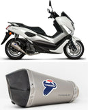 Auspuffendrohr Ohne Geräuschzulassung Relevance Titan Carbon Cap - Termignoni Kompatibel Mit Yamaha N-Max 155 (2017-2020)