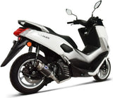 Komplette Auspuffanlage Ohne Katalysator Und Ohne Geräuschzulassung Gp Carbon - Termignoni Kompatibel Mit Yamaha N-Max 125 (2017-2020)