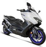Komplette Auspuffanlage Ohne Geräuschzulassung Carbon Black Carbon Cap - Termignoni Kompatibel Mit Yamaha Xp 560 T-Max (2020)
