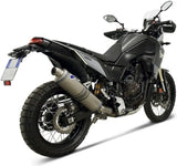 Komplette Auspuffanlage Ohne Katalysator Und Mit Geräuschzulassung Titan Edelstahl Cap - Termignoni Kompatibel Mit Yamaha Ténéré 700 (2020)