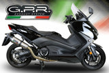 Komplette Abgasanlage Mit Katalysator Und Geräuschzulassung Gpe Anniversary Titan - Gpr Kompatibel Mit Yamaha T-Max 530 (2012-2016)