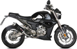 Complete Non-Catalytic Exhaust System With Sound Certification Gp Steel Black - Mivv Compatible With Zontes Zt 125 G1 (2021-2024)