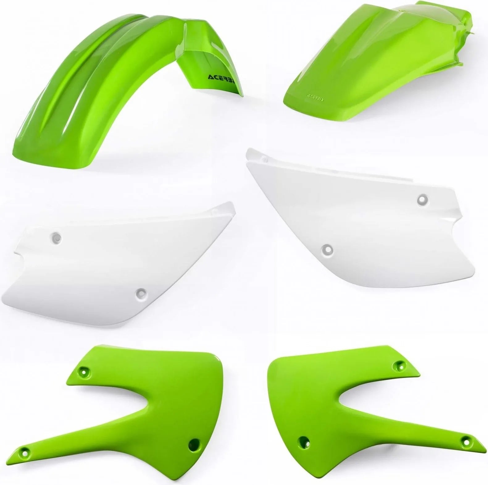 Kunststoff-Kit - Acerbis Kompatibel Mit Kawasaki Kx 85 (1998-2013)
