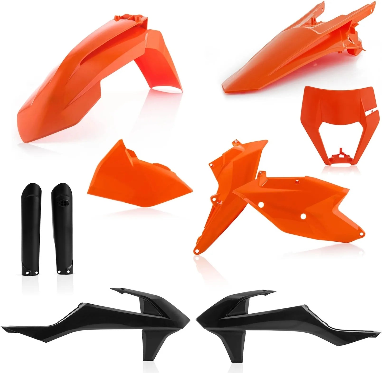 Vollständiges Kunststoff-Kit - Acerbis Kompatibel Mit Ktm 250 Exc (2017)