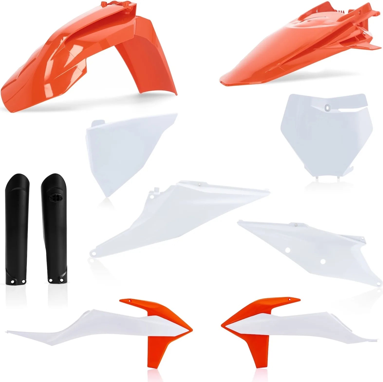 Vollständiges Kunststoff-Kit - Acerbis Kompatibel Mit Ktm 125 Sx (2019-2022)