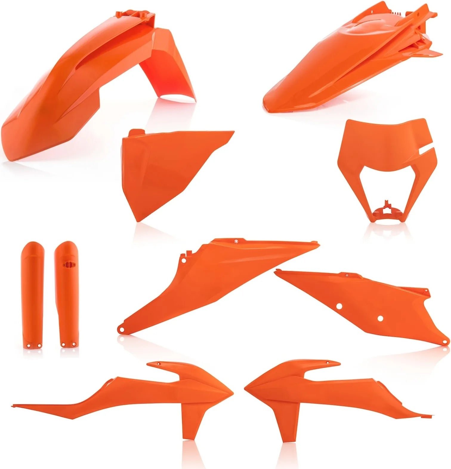 Vollständiges Kunststoff-Kit - Acerbis Kompatibel Mit Ktm 150 Exc Tpi (2020-2022)