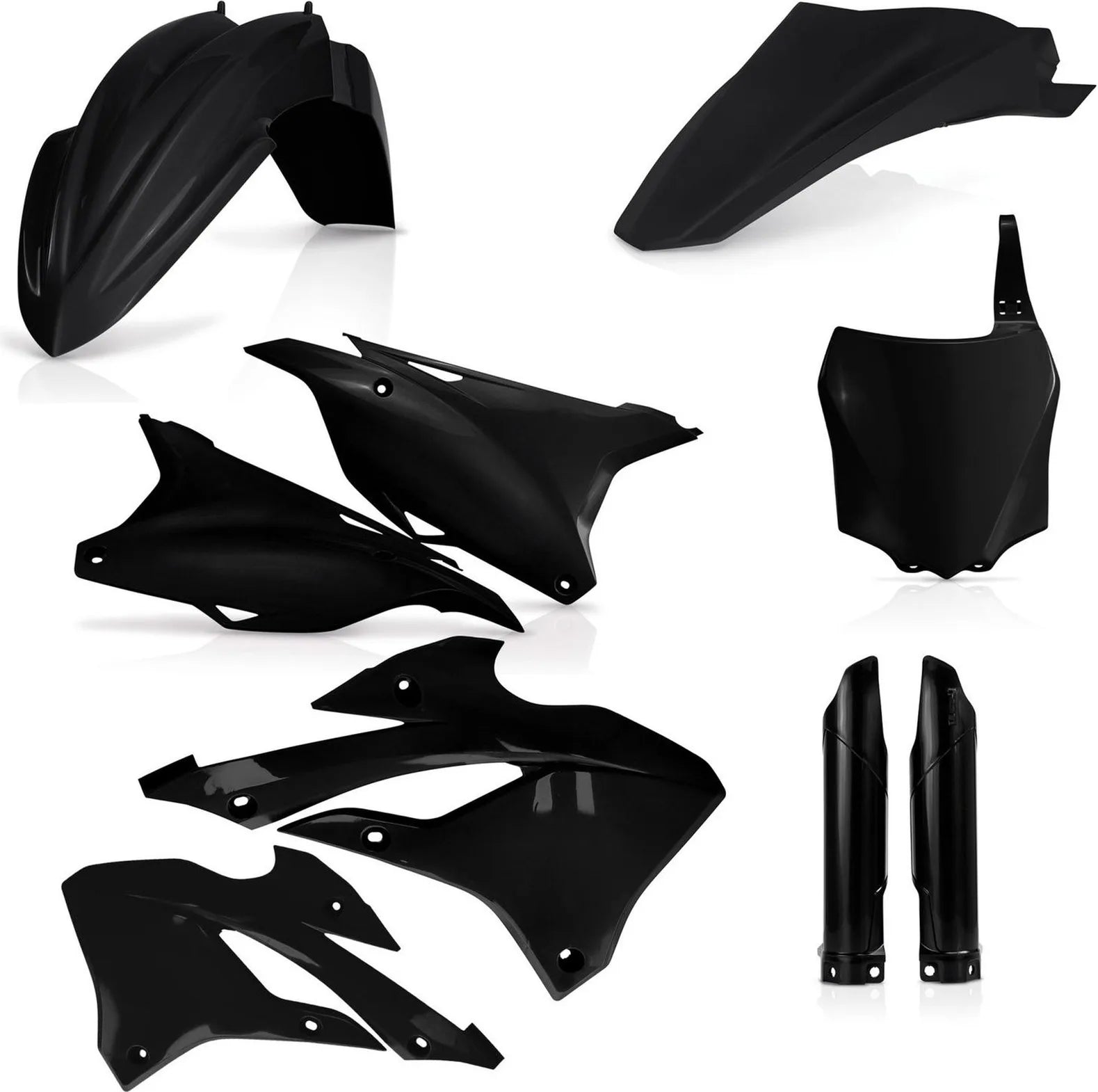 Vollständiges Kunststoff-Kit - Acerbis Kompatibel Mit Kawasaki Kx 112 (2022-2024)