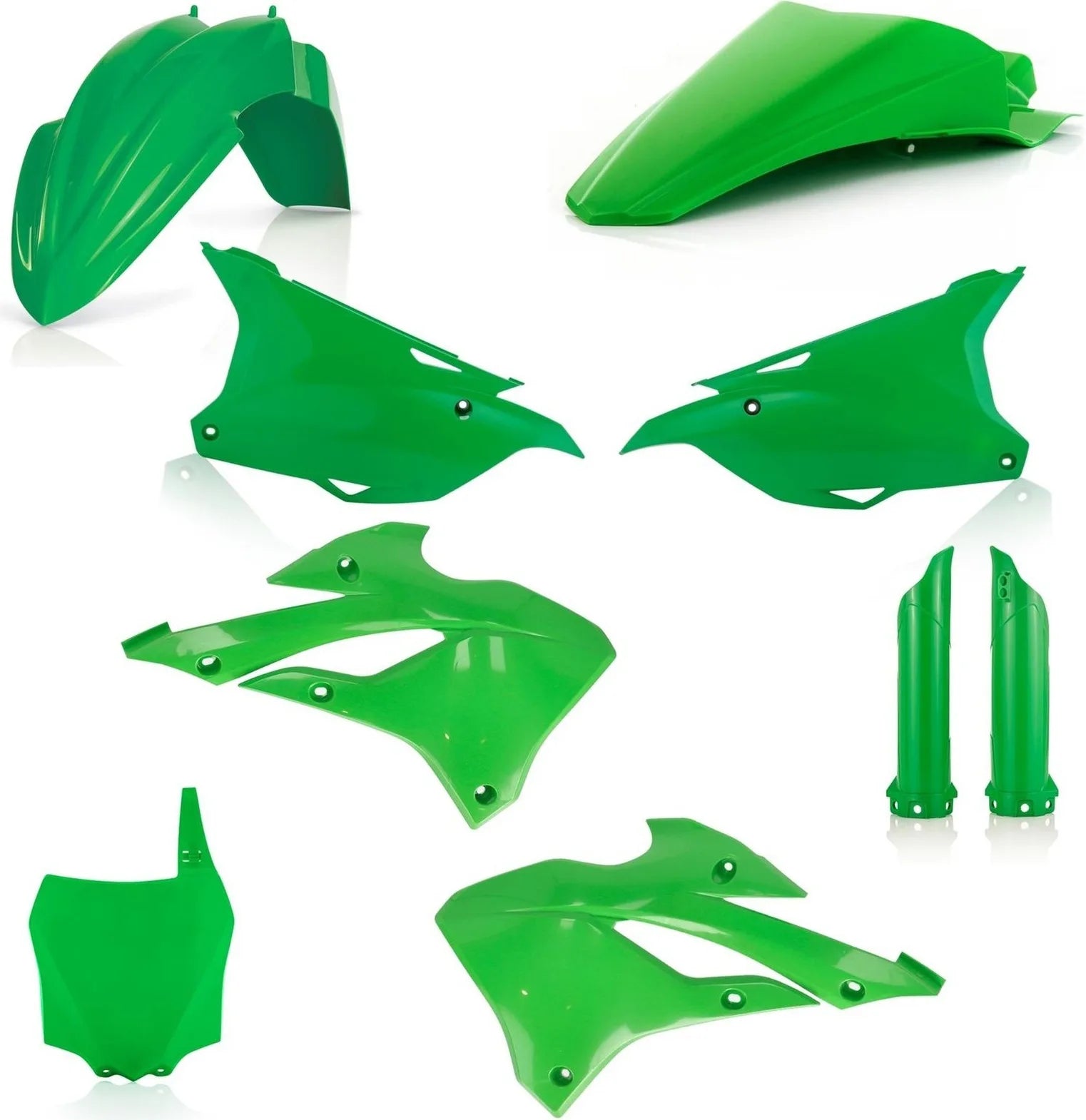Vollständiges Kunststoff-Kit - Acerbis Kompatibel Mit Kawasaki Kx 85 (2022-2024)