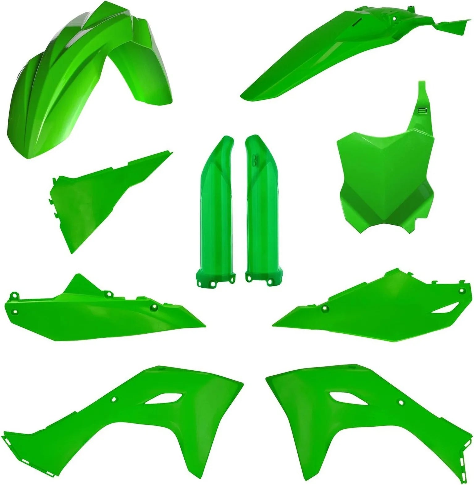 Vollständiges Kunststoff-Kit - Acerbis Kompatibel Mit Kawasaki Kx 450 (2024-2025)