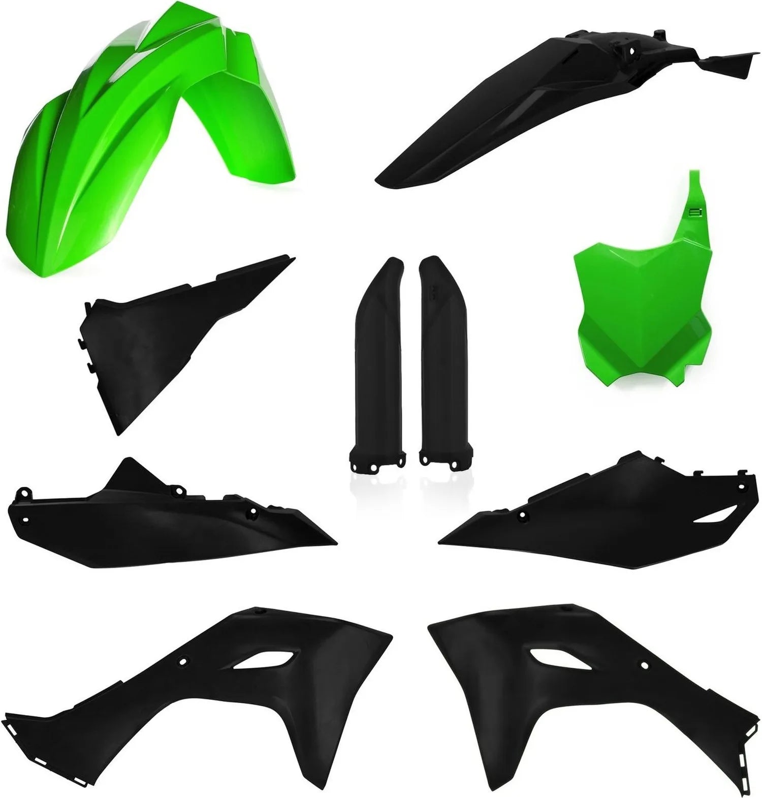 Vollständiges Kunststoff-Kit - Acerbis Kompatibel Mit Kawasaki Kx 250 (2025)