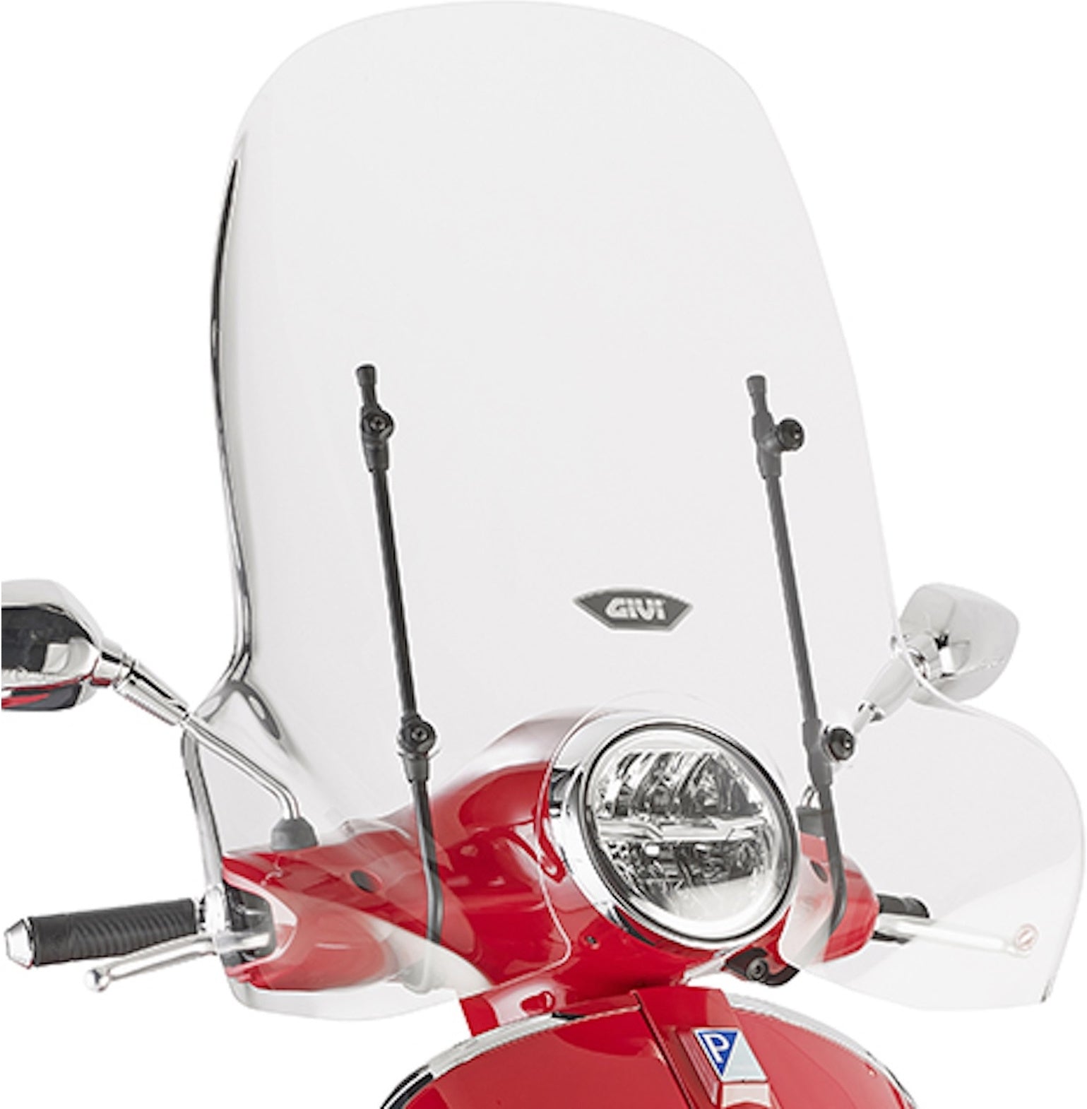 Transparent Wind-Screen - Givi Compatible With Piaggio Vespa 125 - 200 Granturismo (2003-2008)