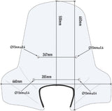 Transparent Wind-Screen - Givi Compatible With Piaggio Liberty 50 - 125 I Get (2016-2024)