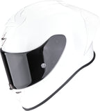 Full-Face Motorcycle Helmet Scorpion Exo Exo-R1 Evo Ii Air Ultra Tct Pearl White Solid Size Xs