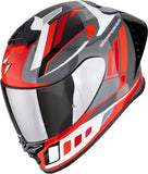 Integralhelm Für Motorrad Scorpion Exo Exo-R1 Evo Ii Air Ultra Tct Grau Weiß Rot Vital Grösse Xs